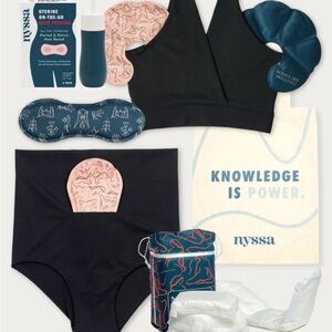 Nyssa postpartum essentials kit - new in box. Size S/M